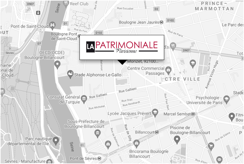 Localisation de La Patrimoniale Parisienne